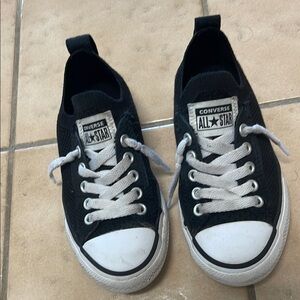 Converse Black and White Classic Low-Top Sneakers